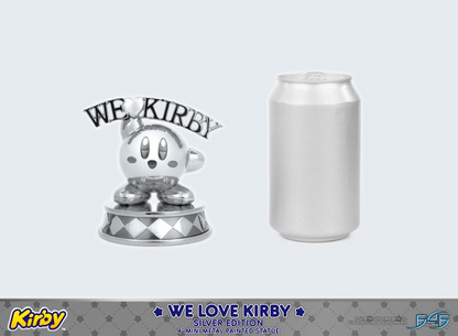 Kirby DieCast Statue We Love Kirby Silver Edition