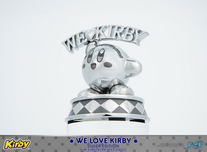 Kirby DieCast Statue We Love Kirby Silver Edition