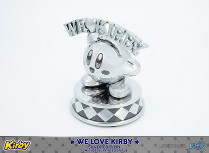 Kirby DieCast Statue We Love Kirby Silver Edition