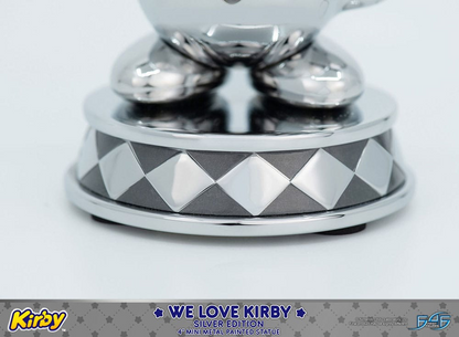 Kirby DieCast Statue We Love Kirby Silver Edition