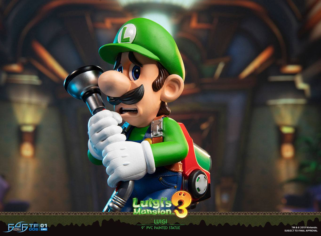 Luigi's Mansion 3 Statue Luigi