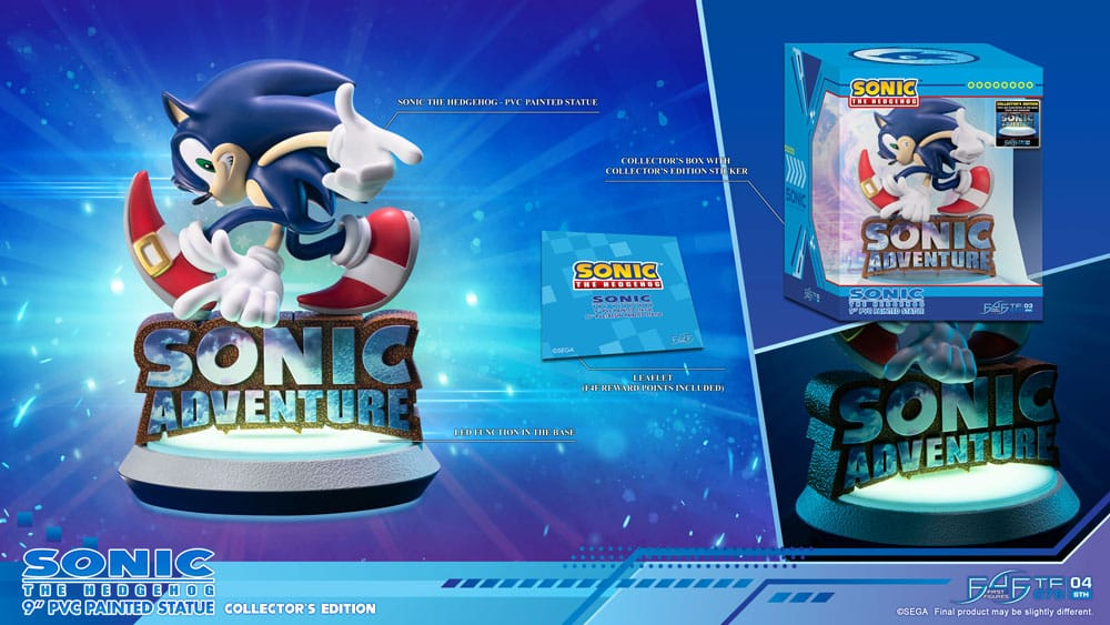 Sonic Adventure Statue Sonic the Hedgehog Collector's Edition