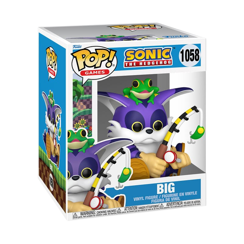 Sonic the Hedgehog Oversized POP! Vinyl Big the Cat w/Froggy