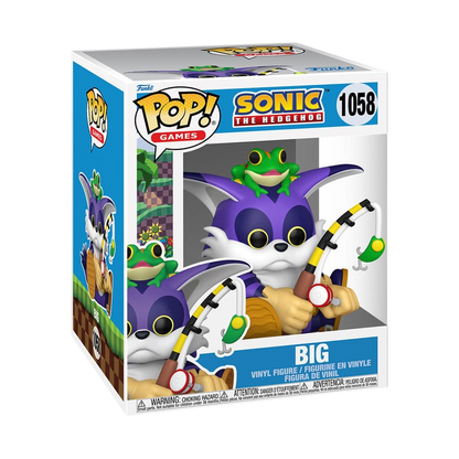 Sonic the Hedgehog Oversized POP! Vinyl Big the Cat w/Froggy