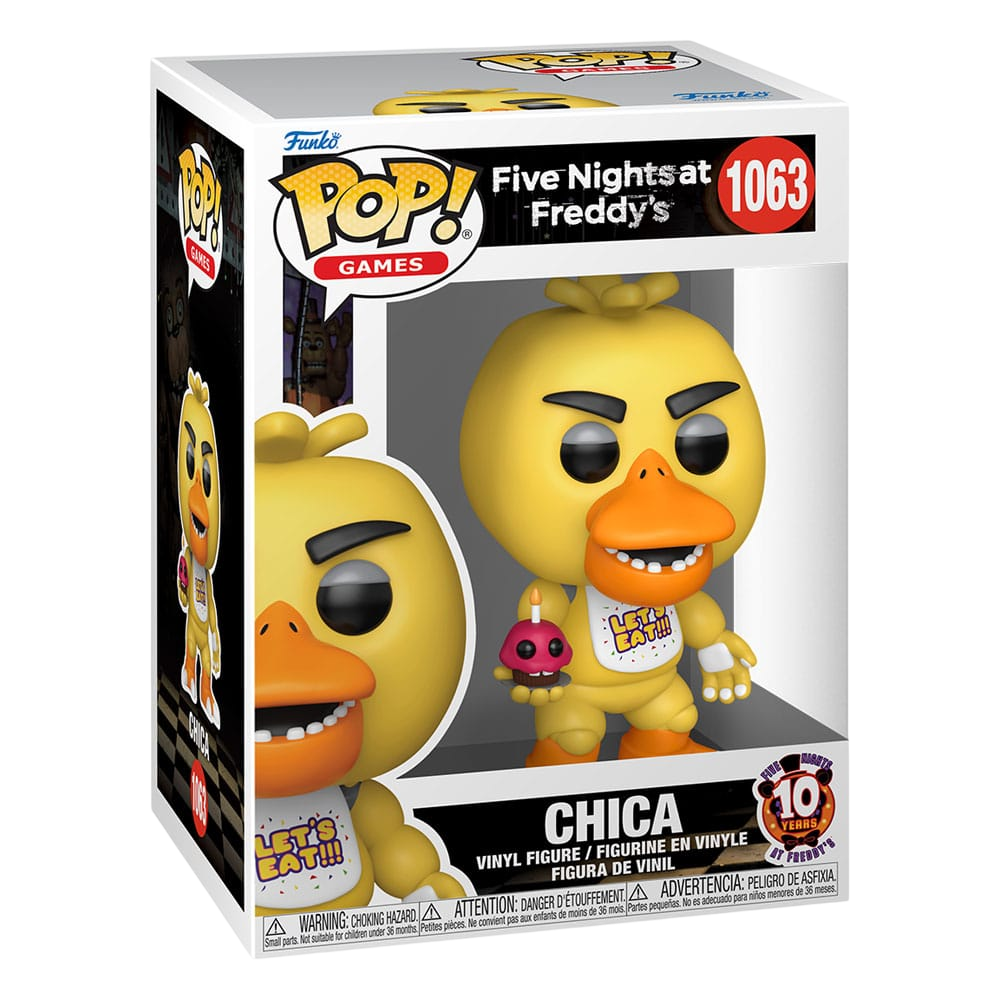 Five Nights at Freddy's POP! Vinyl Chica 10th Anniversary