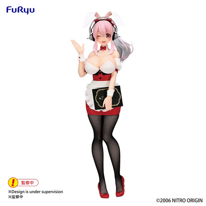 Super Sonico Waitress BiCute Bunnies Figure