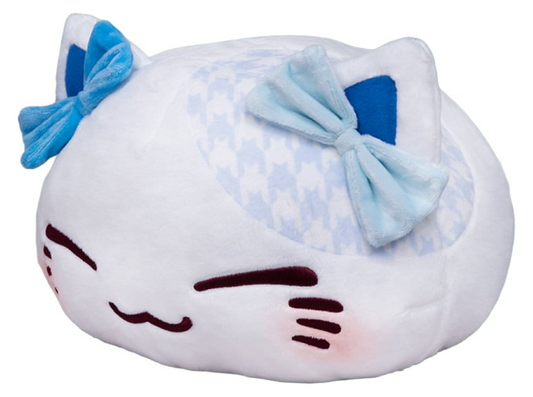 Nemuneko Cat Ribbon Big Plush Blue