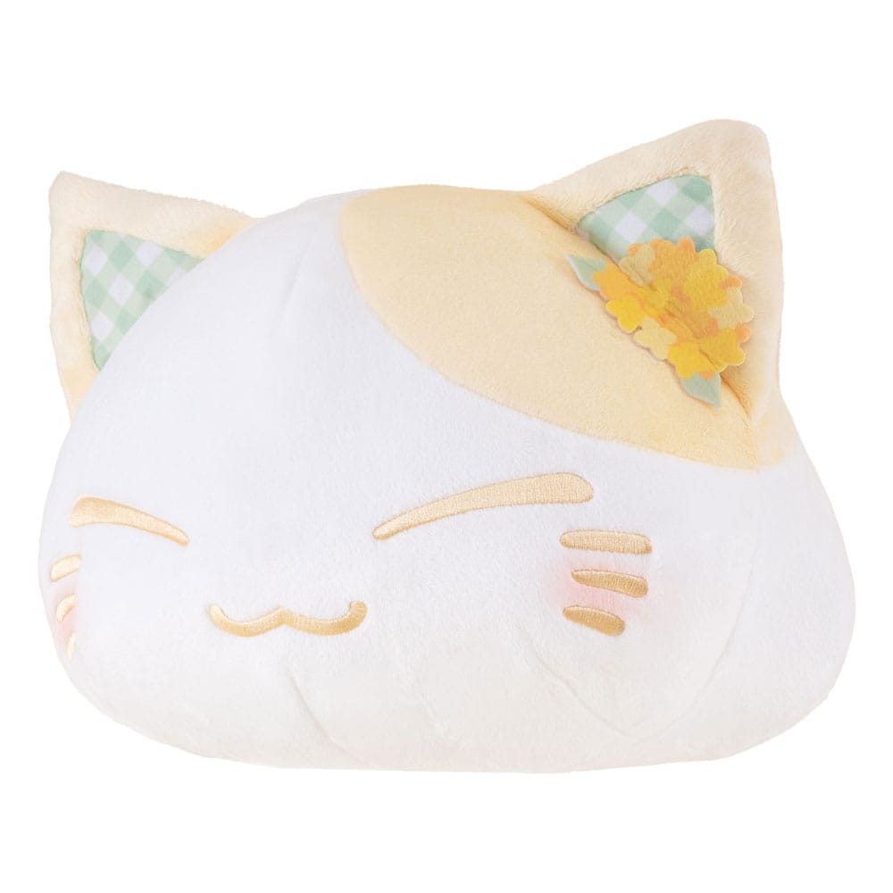 Nemuneko Rape Flower Pattern Ear Decoration Yellow Cat Plush