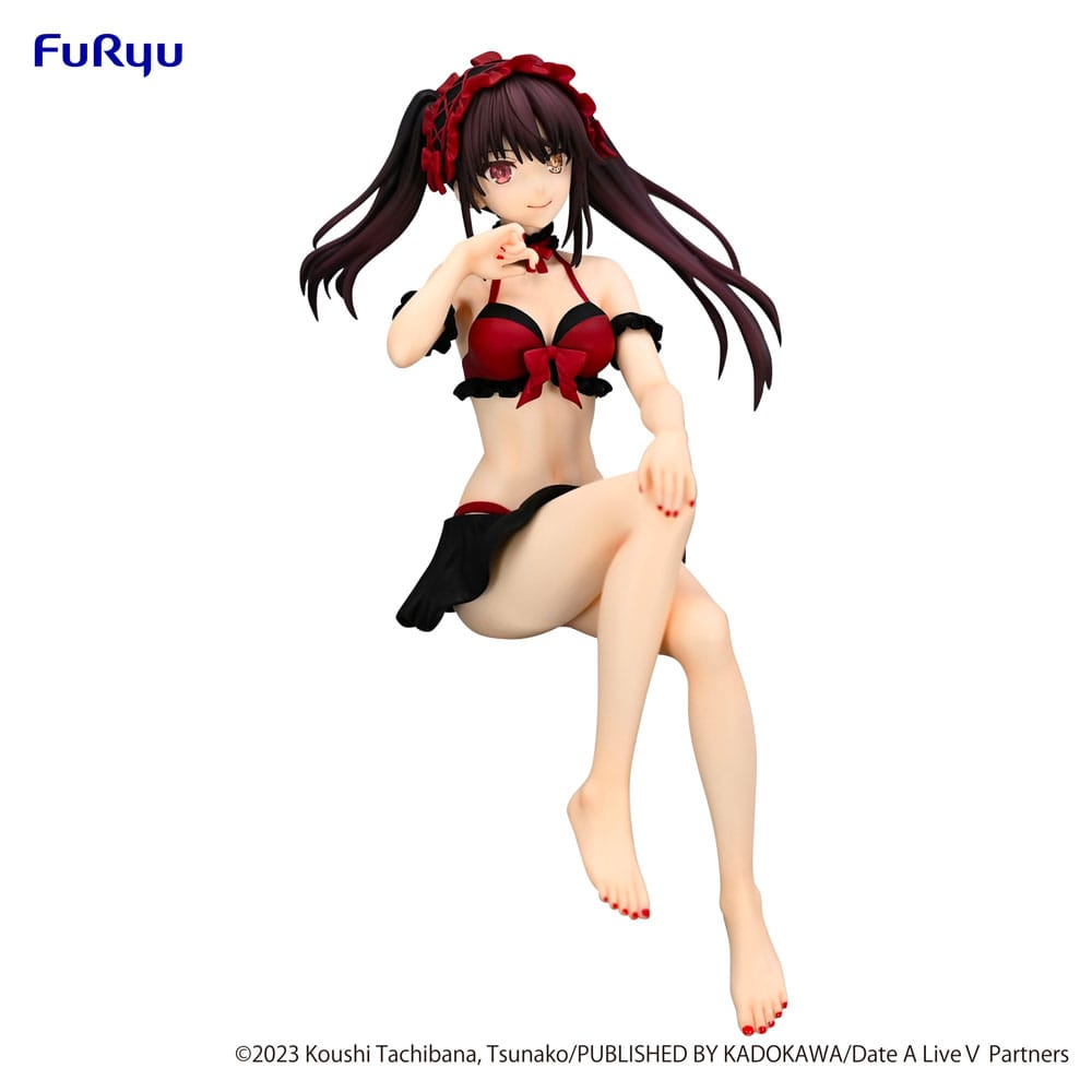 Date A Live Kurumi Tokisaki Swimsuit Noodle Stopper Figure