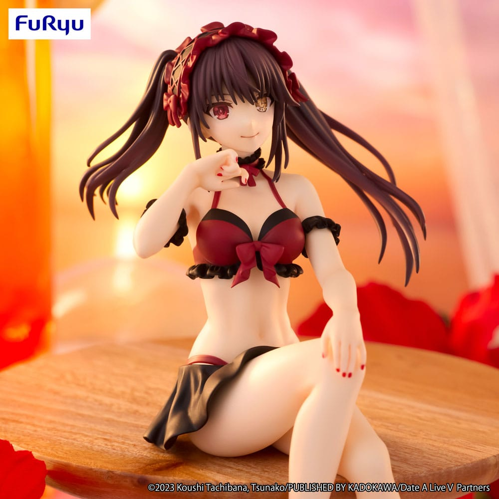 Date A Live Kurumi Tokisaki Swimsuit Noodle Stopper Figure