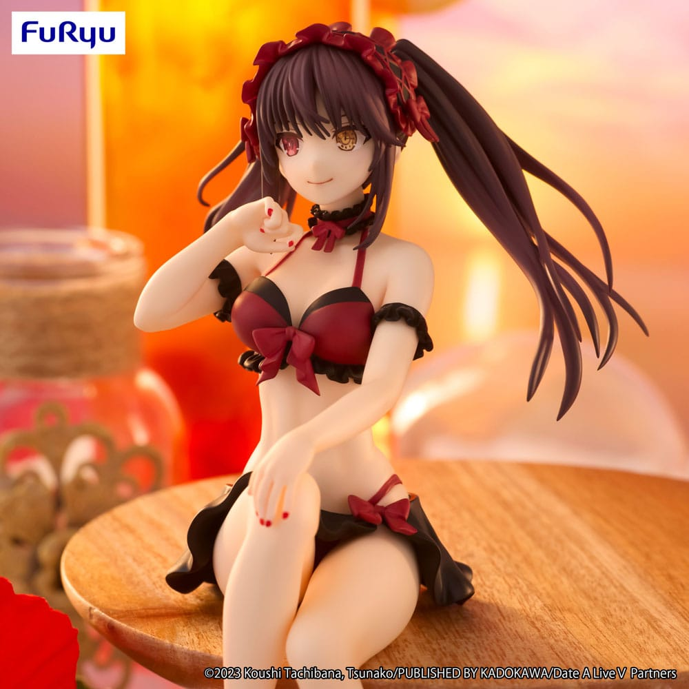 Date A Live Kurumi Tokisaki Swimsuit Noodle Stopper Figure