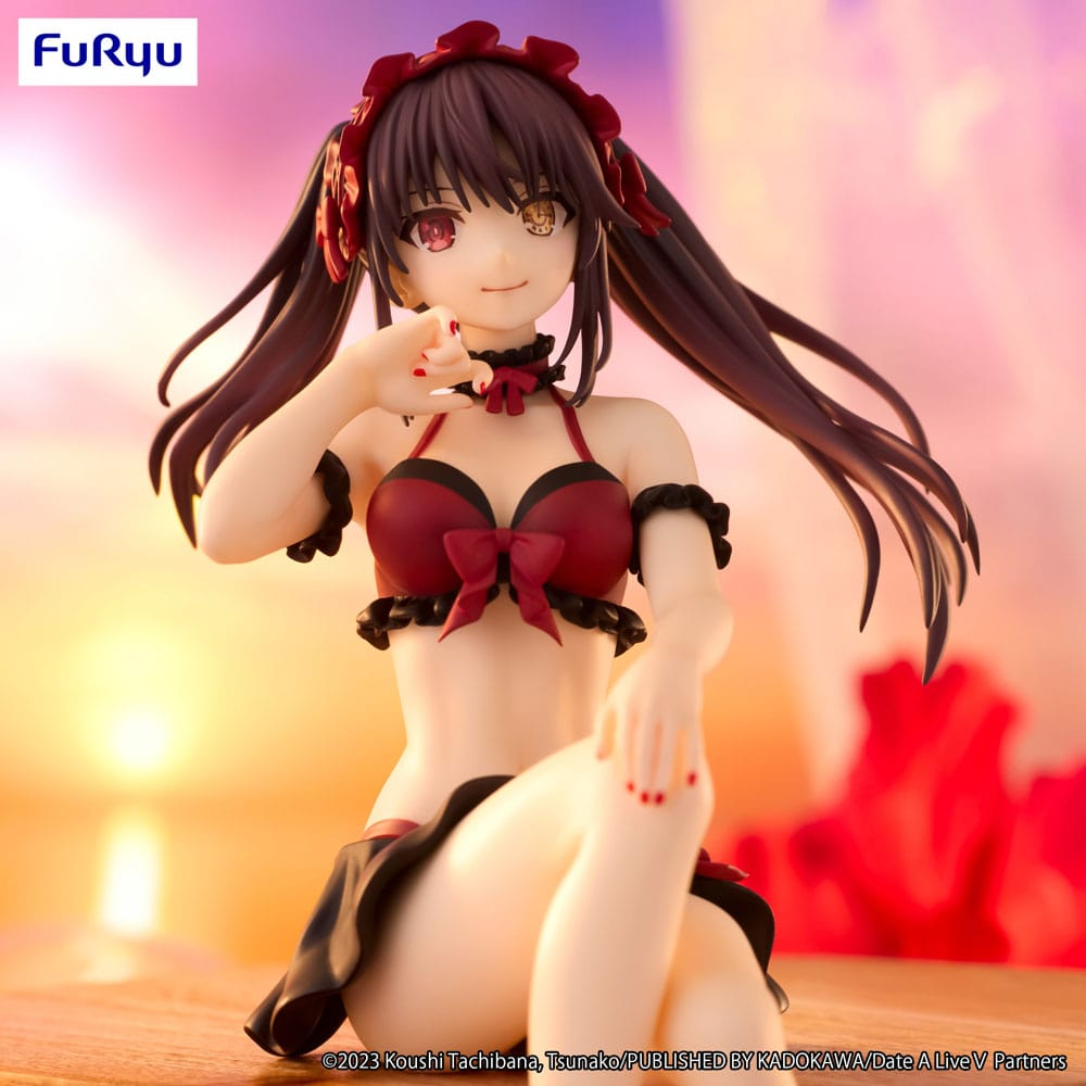 Date A Live Kurumi Tokisaki Swimsuit Noodle Stopper Figure