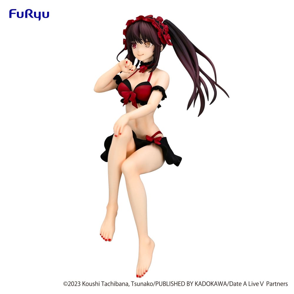 Date A Live Kurumi Tokisaki Swimsuit Noodle Stopper Figure