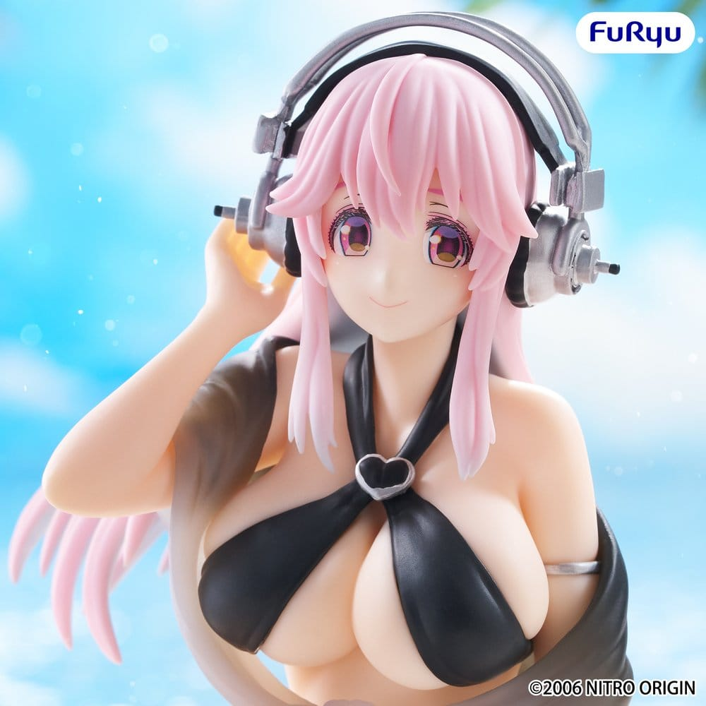 Super Sonico Noodle Stopper Sonico Swimsuit Black Color Ver