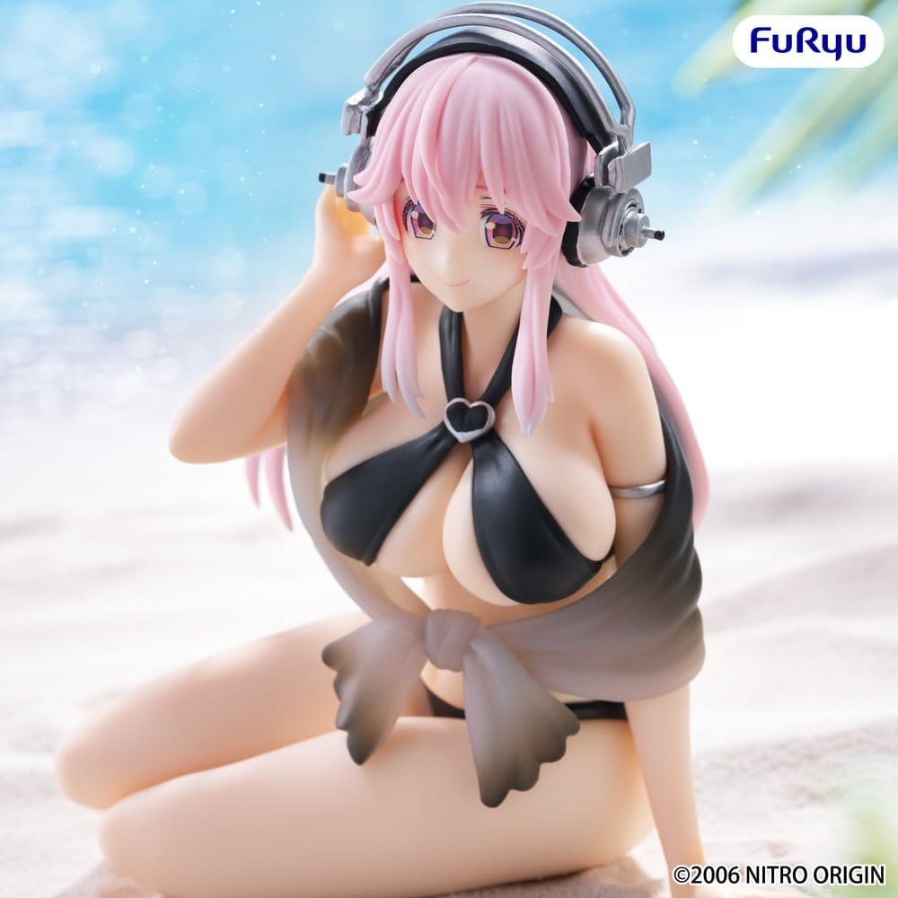 Super Sonico Noodle Stopper Sonico Swimsuit Black Color Ver