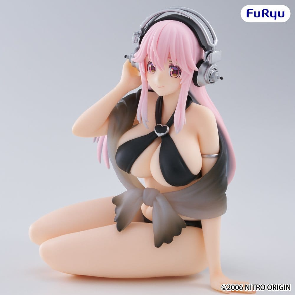 Super Sonico Noodle Stopper Sonico Swimsuit Black Color Ver