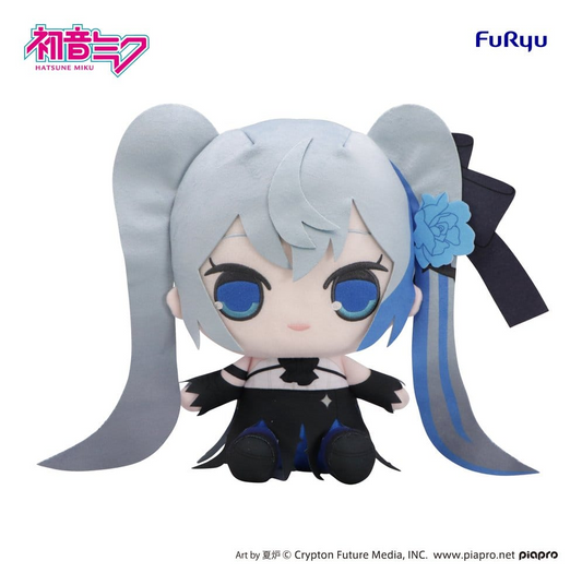 Vocaloid Kyurumaru Big Plush Hatsune Miku Blue Rose Ver