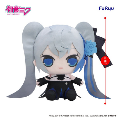 Vocaloid Kyurumaru Big Plush Hatsune Miku Blue Rose Ver