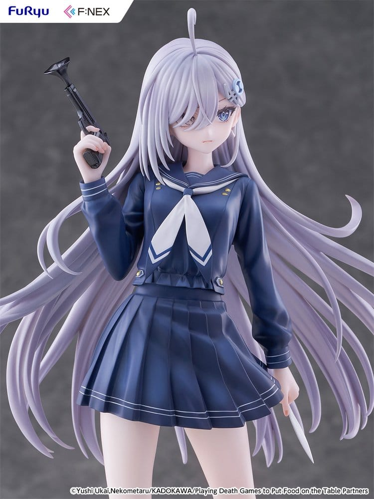 Playing Death Games to Put Food on the Table F:NEX 1/7 Statue Yuki School Uniform Ver