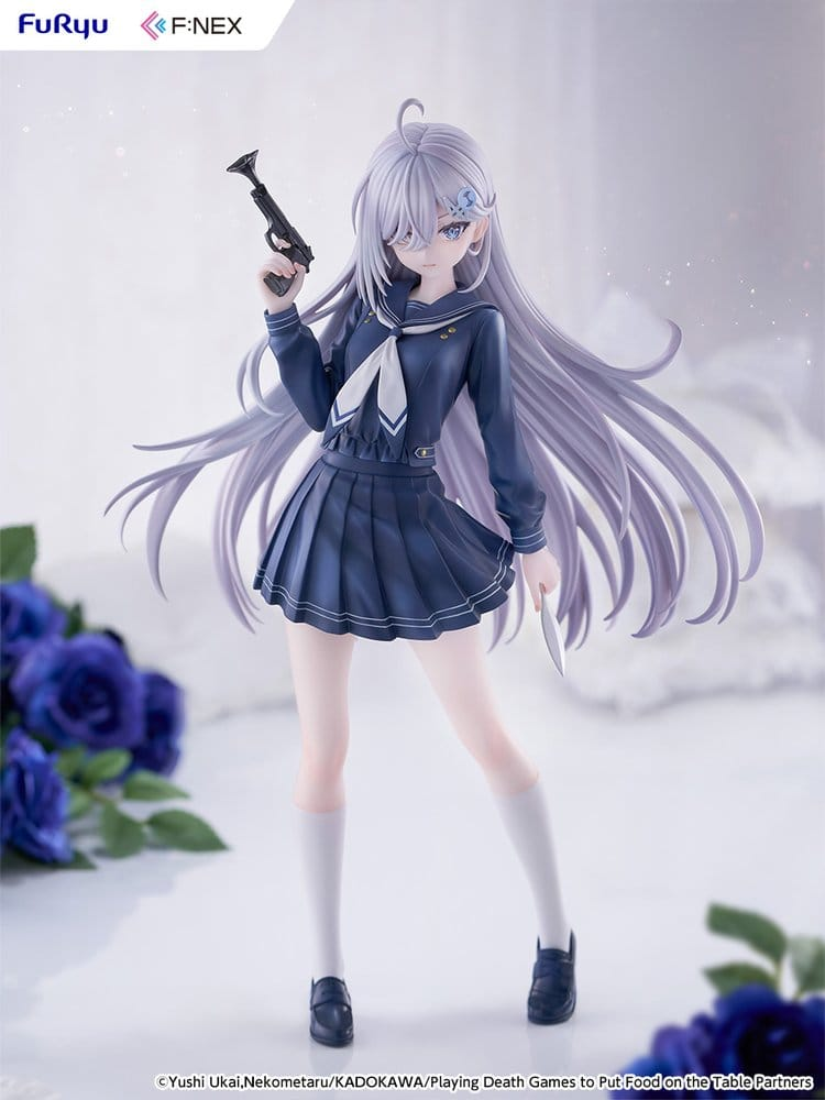 Playing Death Games to Put Food on the Table F:NEX 1/7 Statue Yuki School Uniform Ver
