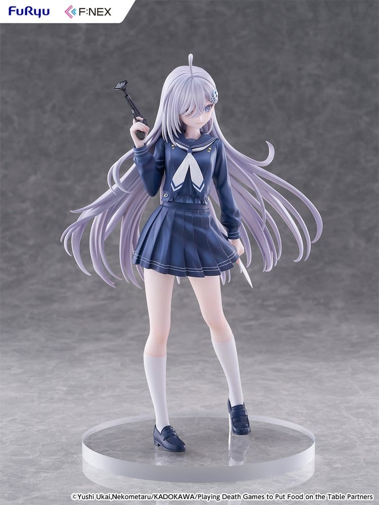 Playing Death Games to Put Food on the Table F:NEX 1/7 Statue Yuki School Uniform Ver