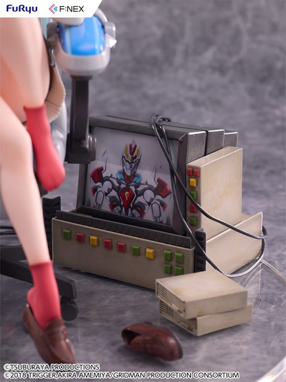 SSSS. Gridman Universe F:NEX 1/7 Scale Statue Rikka Takarada Gaming Chair Ver