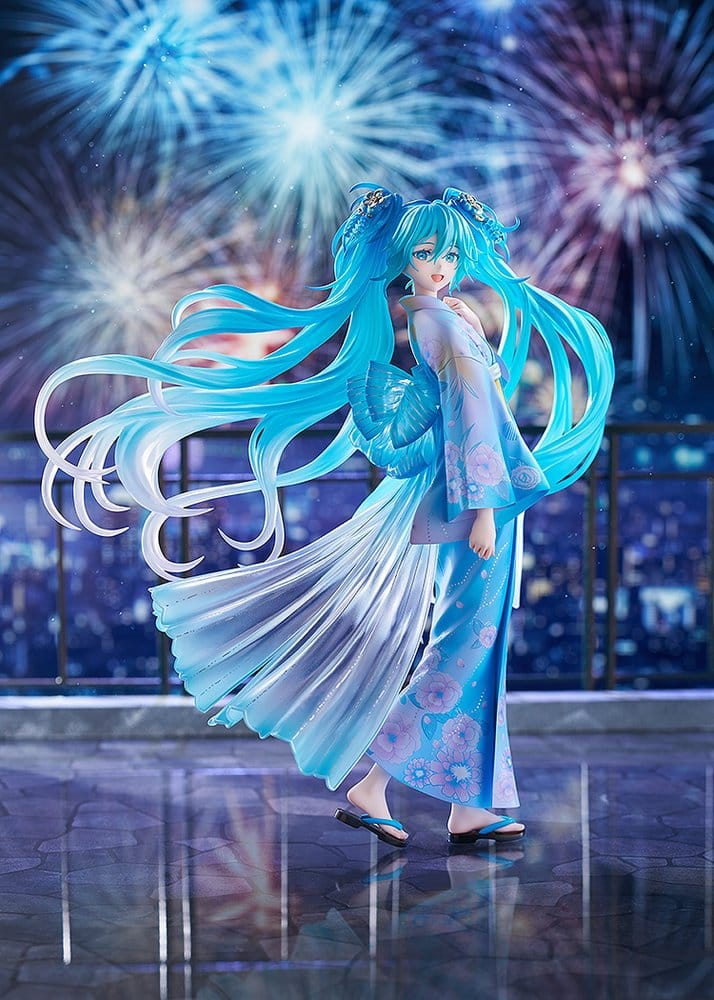 Vocaloid 1/7 Scale Statue Hatsune Miku Music & Fire Works Ver