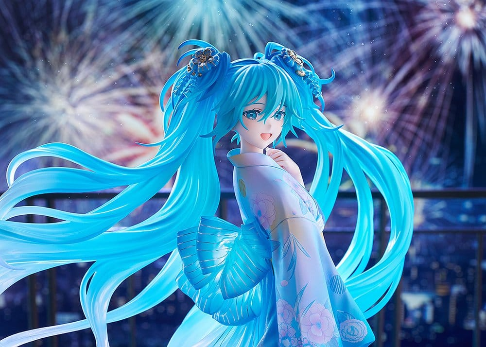 Vocaloid 1/7 Scale Statue Hatsune Miku Music & Fire Works Ver