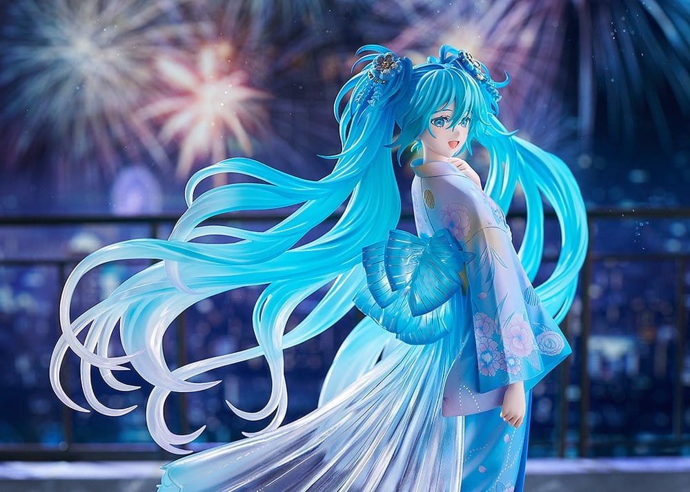 Vocaloid 1/7 Scale Statue Hatsune Miku Music & Fire Works Ver