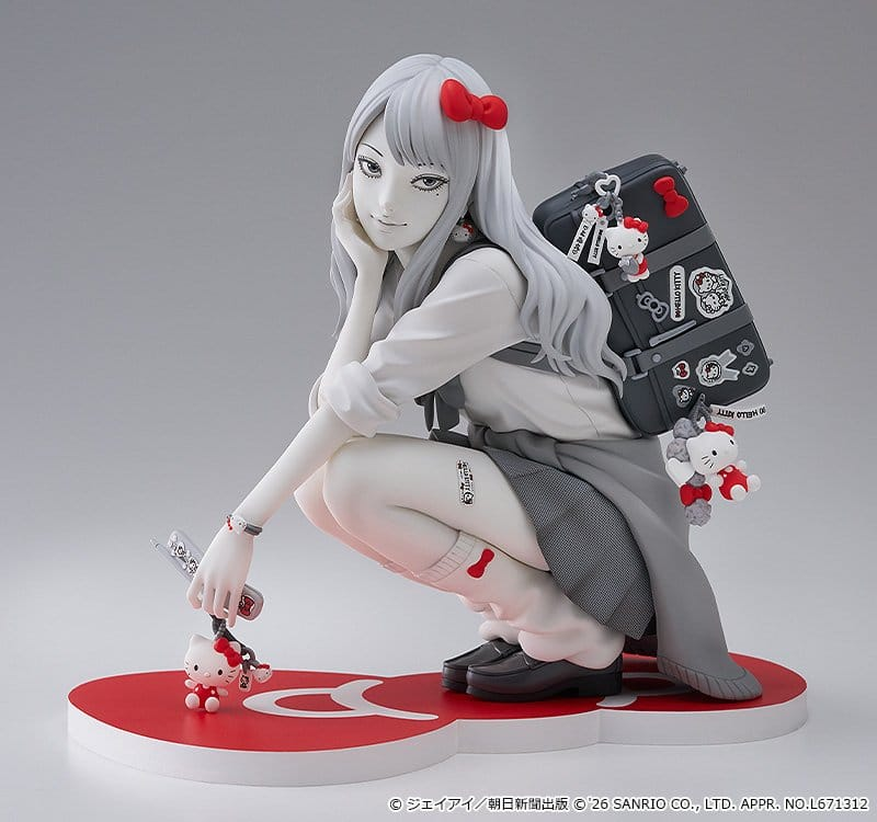 Junji Ito G.S. Collection 1/7 Scale Statue Gyaru Tomie x Hello Kitty
