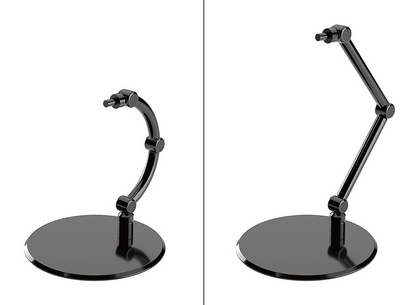 The Simple Stand Mini Nendoroid More for Mini Figures & Models mini Black 4 per-Pack