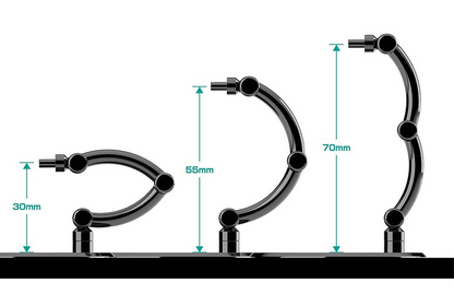 The Simple Stand Mini Nendoroid More for Mini Figures & Models mini Black 4 per-Pack