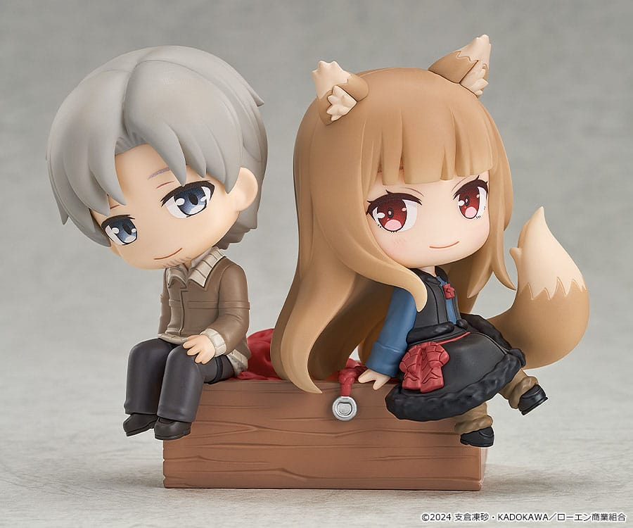 Spice and Wolf: Merchant Meets the Wise Wolf Mini Memory Statue Lawrence & Holo