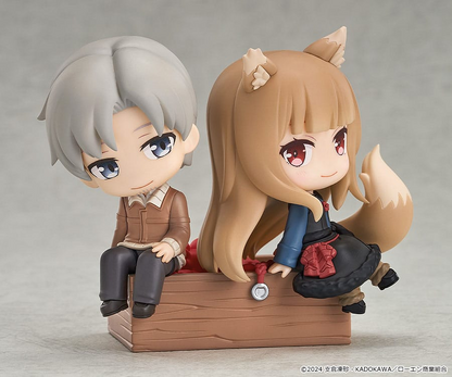 Spice and Wolf: Merchant Meets the Wise Wolf Mini Memory Statue Lawrence & Holo