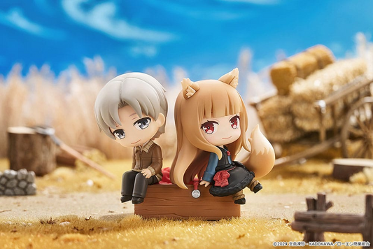 Spice and Wolf: Merchant Meets the Wise Wolf Mini Memory Statue Lawrence & Holo