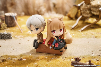Spice and Wolf: Merchant Meets the Wise Wolf Mini Memory Statue Lawrence & Holo