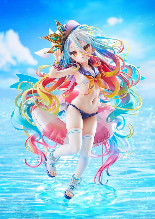 No Game No Life 1/7 Scale Statue Shiro: Sailor-Style Swimsuit Ver