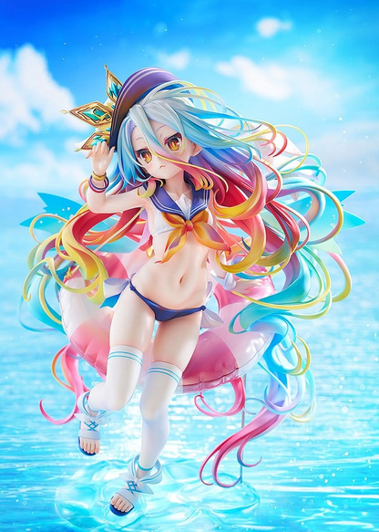 No Game No Life 1/7 Scale Statue Shiro: Sailor-Style Swimsuit Ver