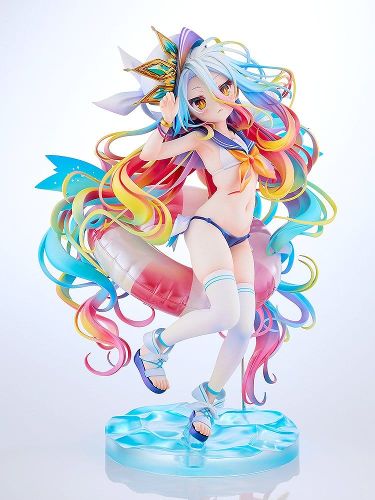 No Game No Life 1/7 Scale Statue Shiro: Sailor-Style Swimsuit Ver