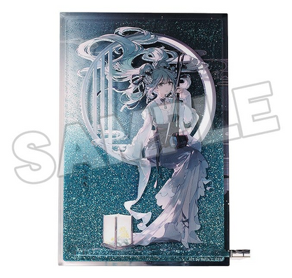 Character Vocal Series 01: Hatsune Miku Glitter Acrylic Block Hatsune Miku Han Gong Qiu Yue Ver