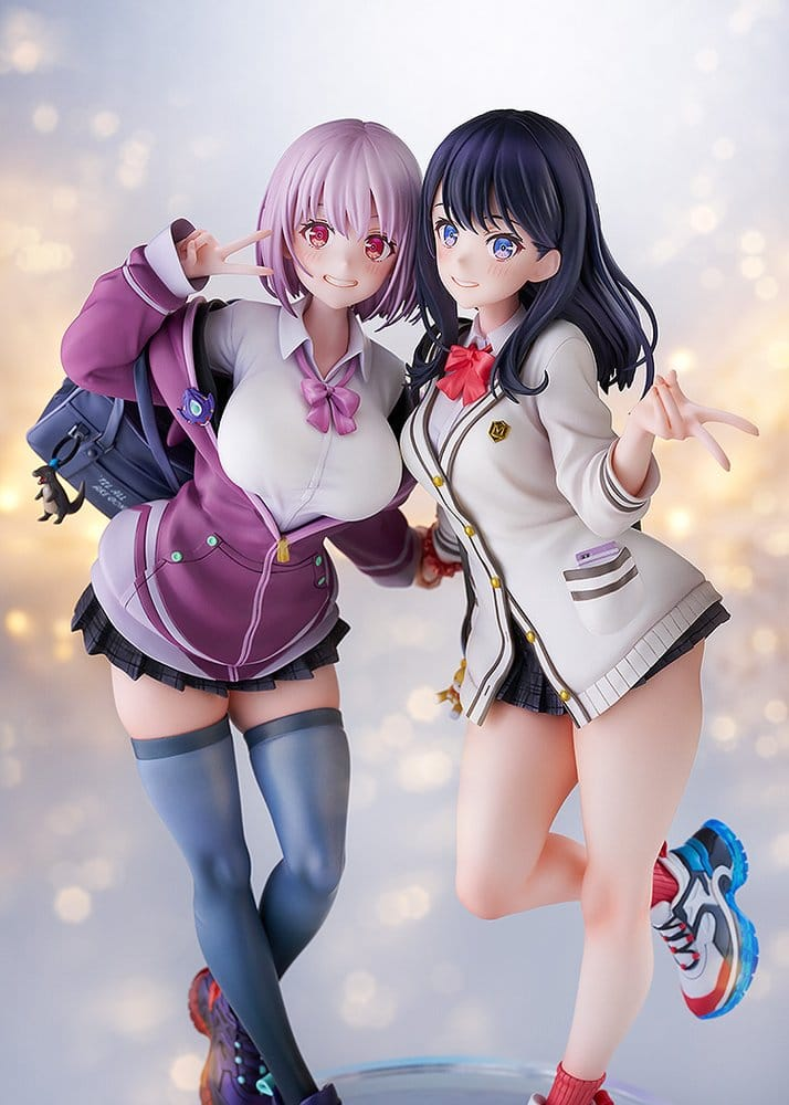 SSSS.Gridman 1/7 Scale Statue Rikka Takarada & Akane Shinjo feat. toridamono