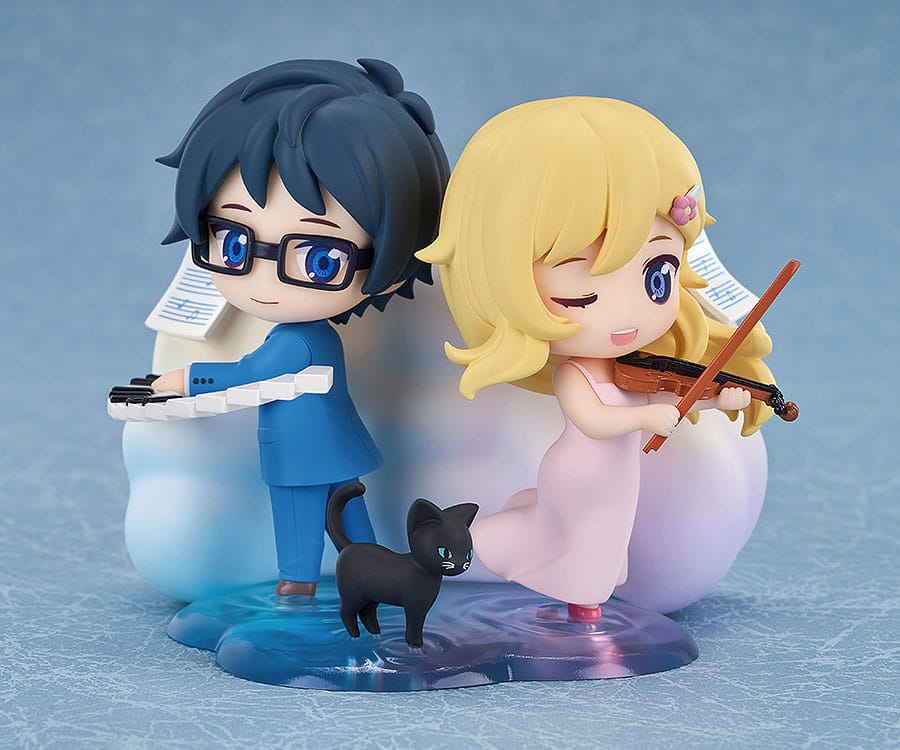 Your Lie in April Qset Mini Figure 2-Pack Kaori Miyazono & Kosei Arima