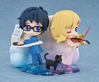 Your Lie in April Qset Mini Figure 2-Pack Kaori Miyazono & Kosei Arima