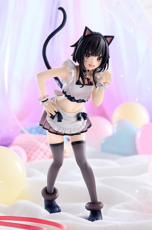 Konosuba Statue Megumin Light Novel Catgirl Maid Ver