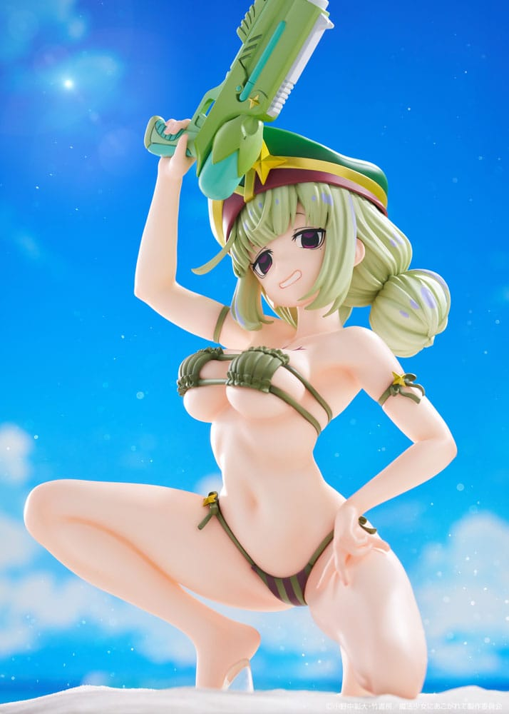 Gushing over Magical Girls 1/6 Scale Statue Leoparde Swimsuit Ver