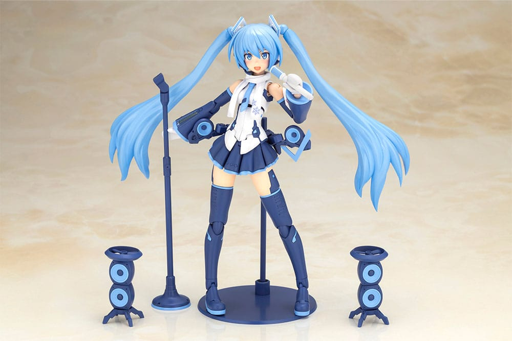 Frame Arms Girl x Hatsune Miku Plastic Model Kit Frame Music Girl Snow Miku Another Color Ver
