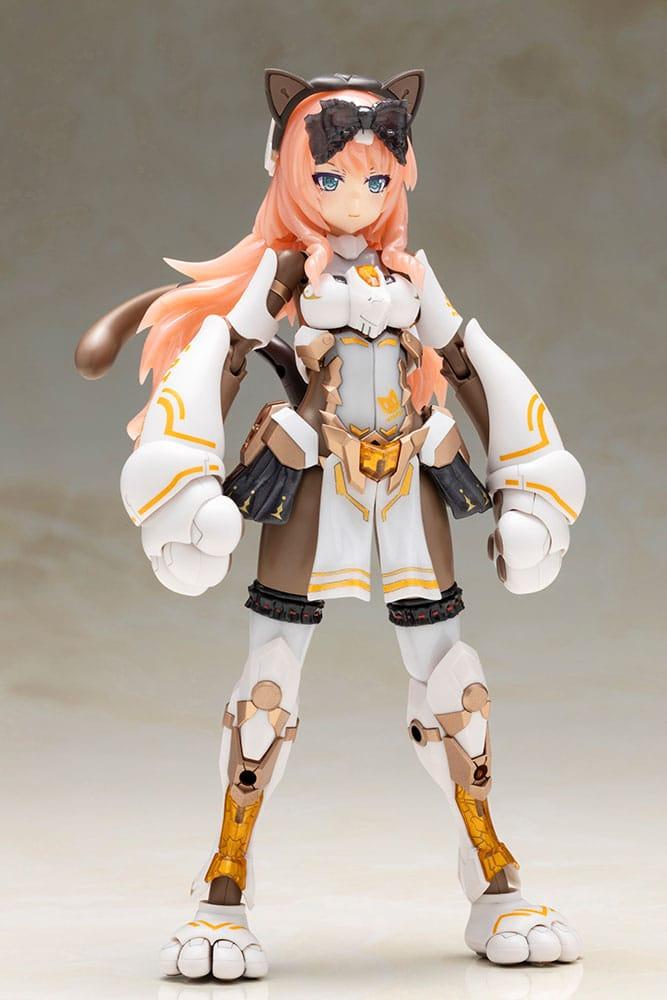 Frame Arms Girl Plastic Model Kit Durga I Cat Armor Ver. Calico