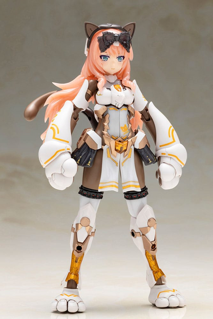 Frame Arms Girl Plastic Model Kit Durga I Cat Armor Ver. Calico