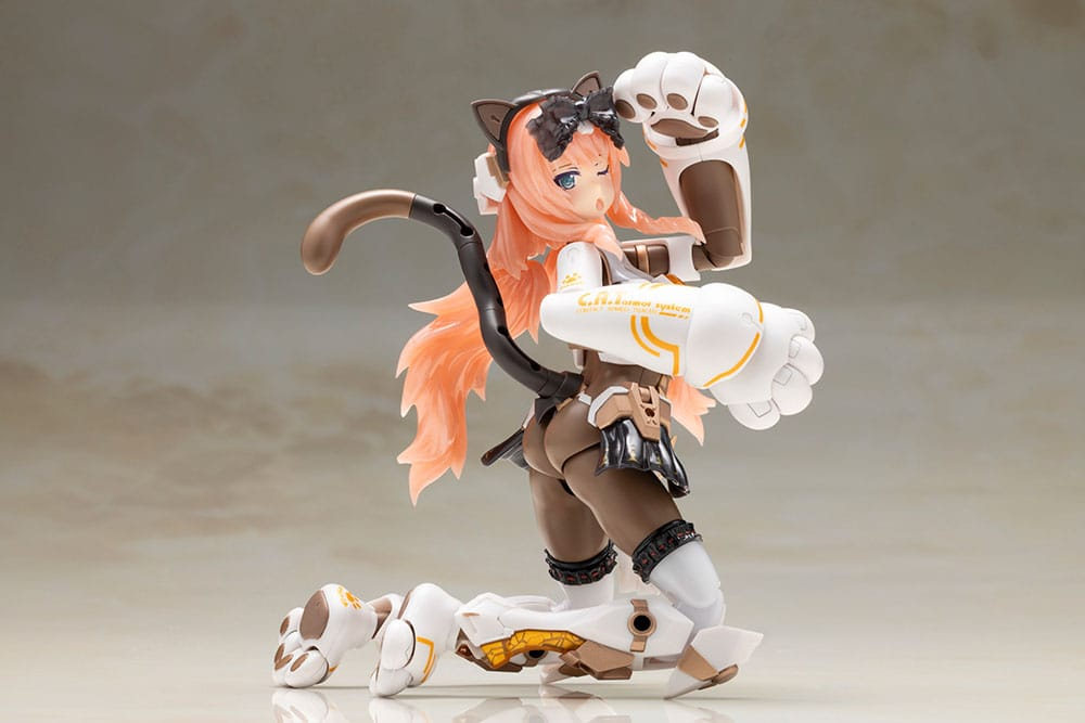 Frame Arms Girl Plastic Model Kit Durga I Cat Armor Ver. Calico