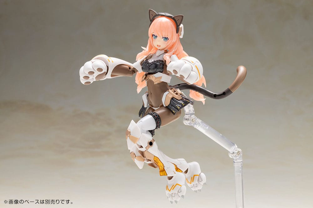 Frame Arms Girl Plastic Model Kit Durga I Cat Armor Ver. Calico
